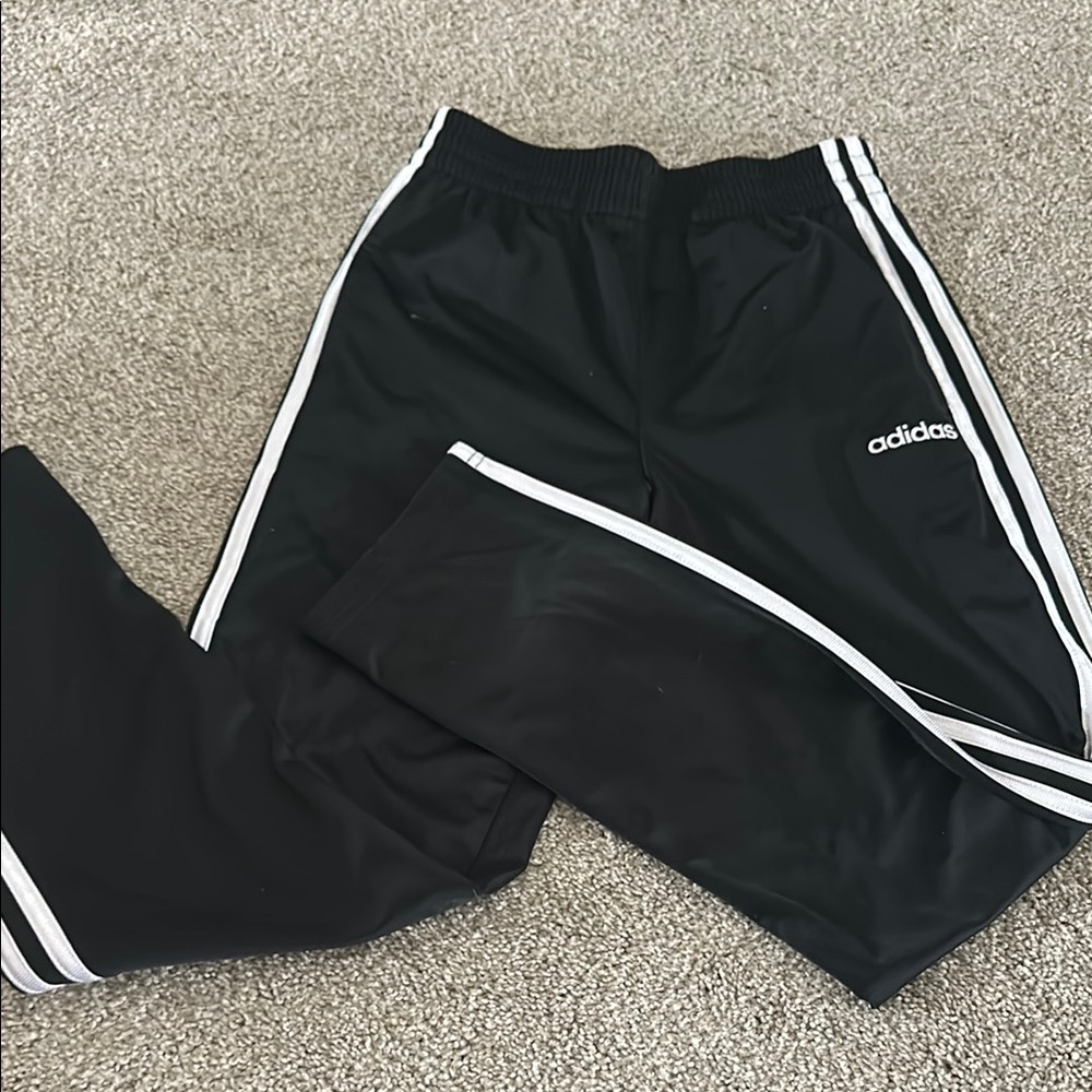 Adidas Kids Black Track Pants